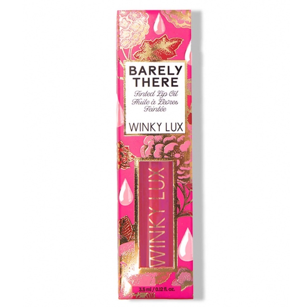 Winky Lux Barely There Tinted Lip Oil Luscious Sheer Pink 3.5ml NIB